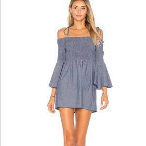 Tularosa the social dress smocked top mini dress